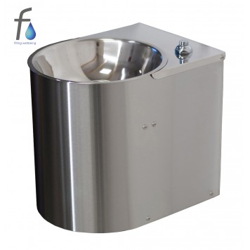 FONTECO DF13-1WBR Питьевой настенный фонтан с кнопкой и кольцом FONTECO DF13-1WBR Питьевой настенный фонтан с кнопкой и кольцом-0