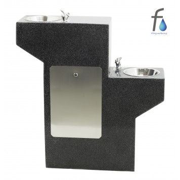 FONTECO DF17-2LDf Питьевой фонтан из камня двухъярусный-8