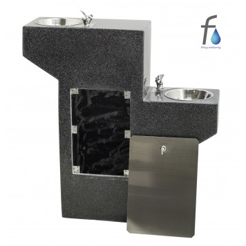 FONTECO DF17-2LDf Питьевой фонтан из камня двухъярусный-6