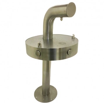 FONTECO DF21-3L4BFBDs Уличный питьевой фонтан с ботлфиллером и фильтрами-1