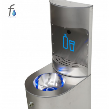 FONTECO DF25-2WIrFBR Питьевая станция сенсорная настенная с кнопкой-1