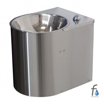 FONTECO DF13-1WBR Питьевой настенный фонтан с кнопкой и кольцом FONTECO DF13-1WBR Питьевой настенный фонтан с кнопкой и кольцом-6