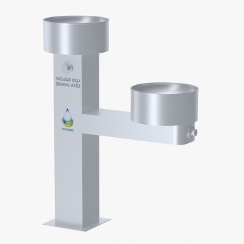 FONTECO DF11-2LBR Питьевой фонтан с двумя чашами-0